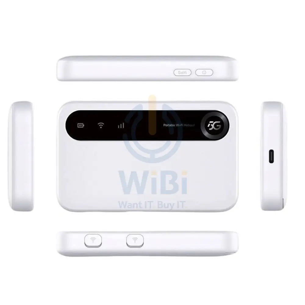 ZTE U50 Mobile WiFi Portable Router - 5G / 4500mAh / White Networking Products > Routers