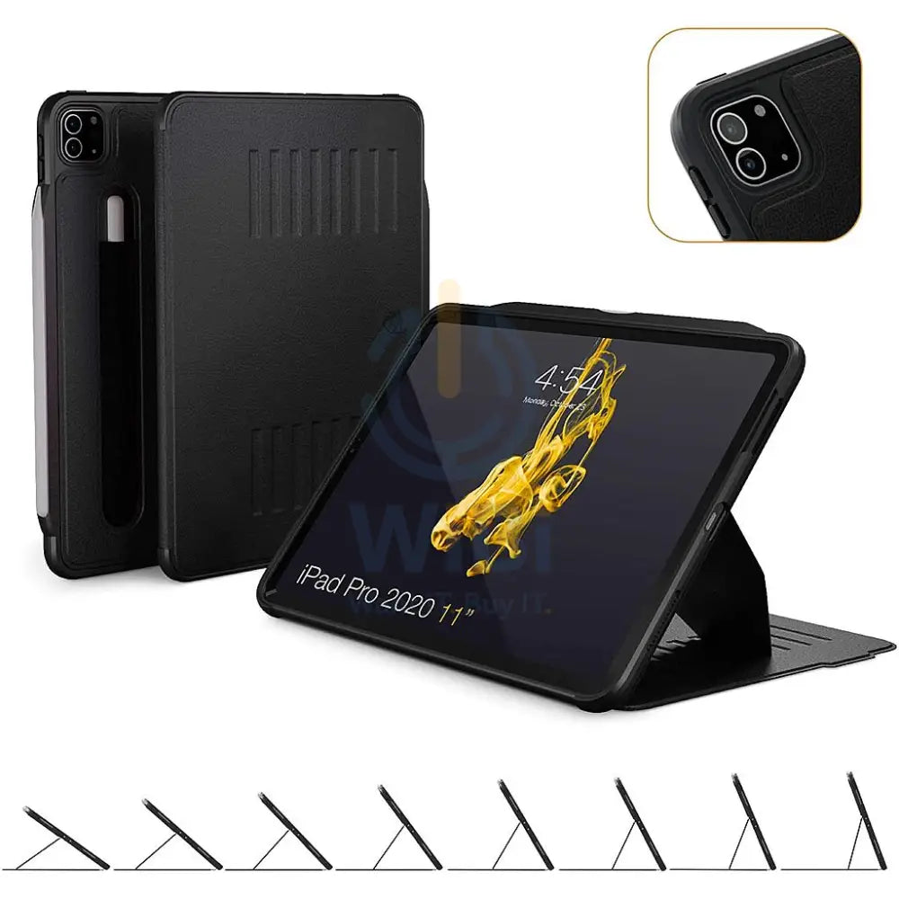 Zugu iPad Pro 11’’ 2018-2020 1st/2nd Gen Alpha Case - Black - Black Accessories > Mobiles & Tablets