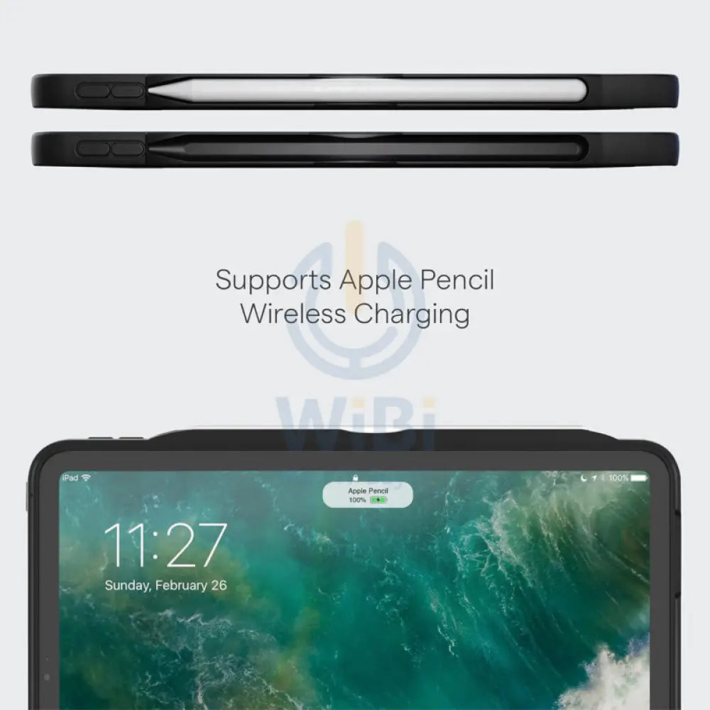 Bundle Offer - ZUGU iPad Pro 11 Gen 5/6 (2024-2025) Case - Black + Rain Design mStand Tablet Plus iPad Stand - Silver
