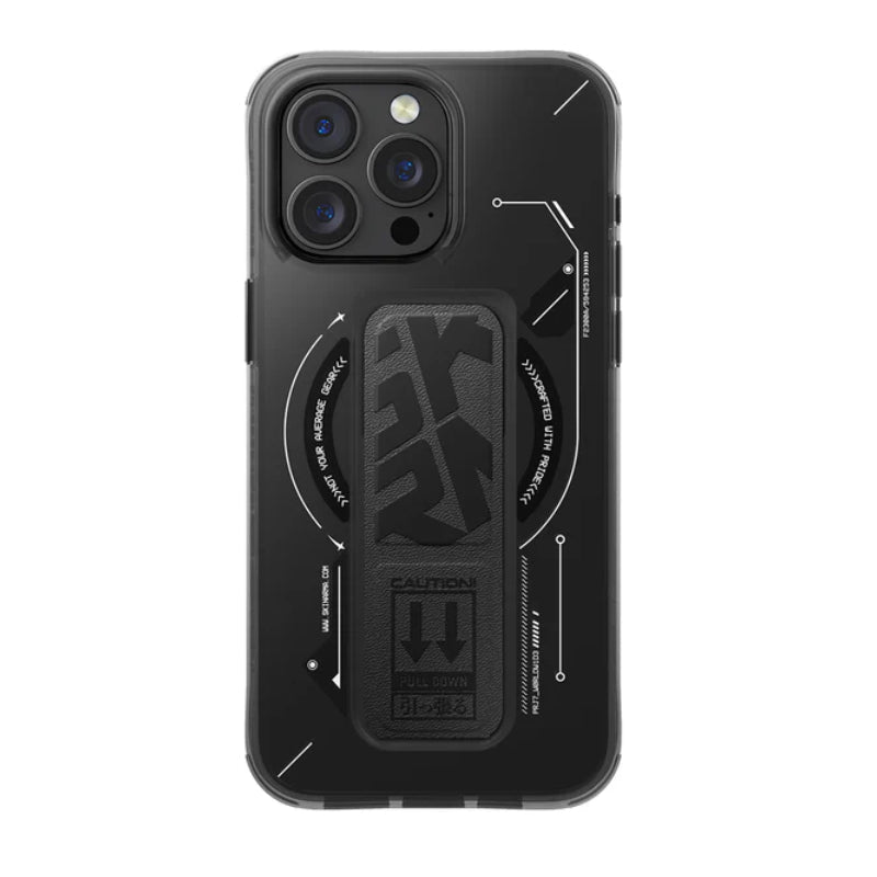 SKINARMA HELIO Mag-Charge with Grip-Stand - iPhone 16 Pro Max / Black Accessories > Mobiles & Tablets > Mobiles >